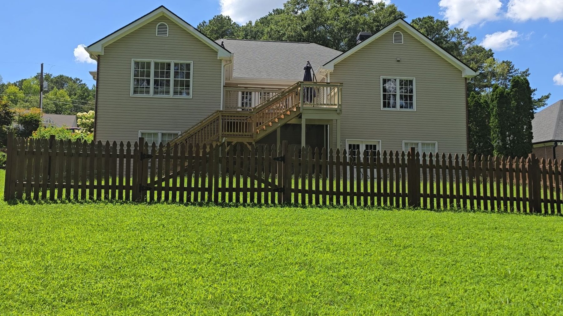 Blossom Hill Senior Living home exterior with deck